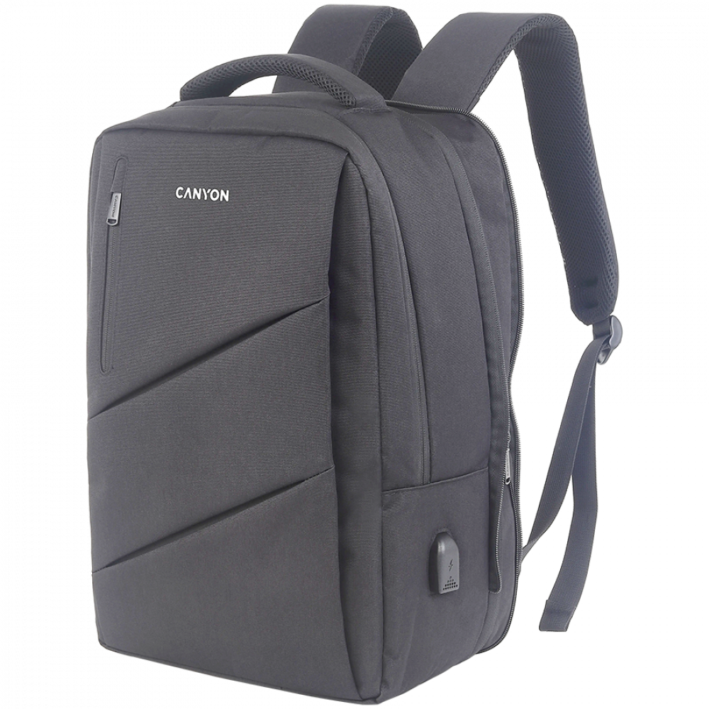 Laptop-Rucksack 15.6'' USB Canyon BPE 5 grau