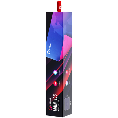 Gaming-Mauspad Lorgar Main 135 cm schwarz