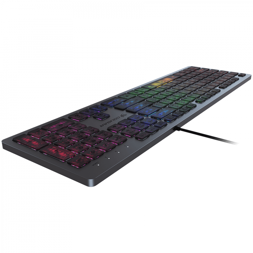Klawiatura gamingowa COUGAR Vantar AX przewodowa z podświetleniem RGB czarna