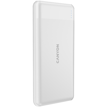 Powerbank 10000 mAh PD 18W QC 3.0 20W Canyon PB-109 weiß