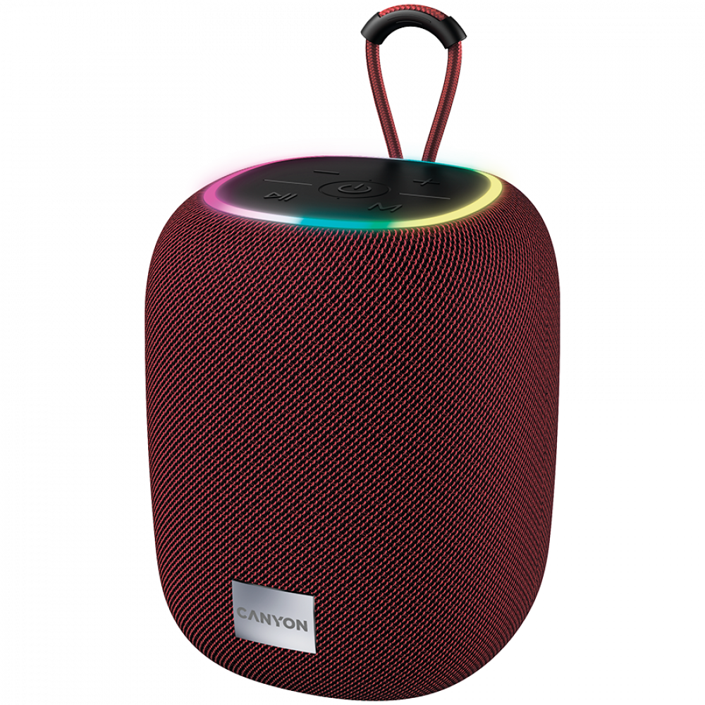 Głośnik Bluetooth 10W przenośny Canyon BSP-8 czerwony