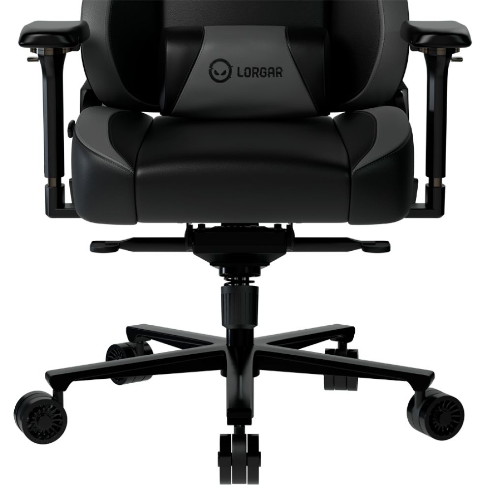 Fotel gamingowy ergonomiczny czarno szary Lorgar Base 311