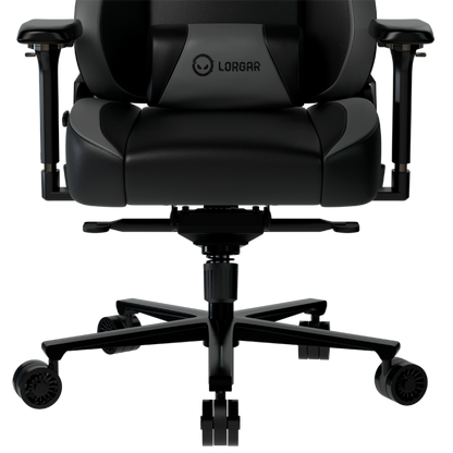 Fotel gamingowy ergonomiczny czarno szary Lorgar Base 311
