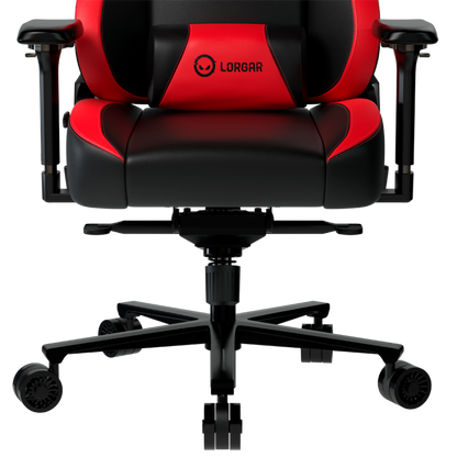 Fotel gamingowy ergonomiczny czarno czerwony Lorgar Base 311