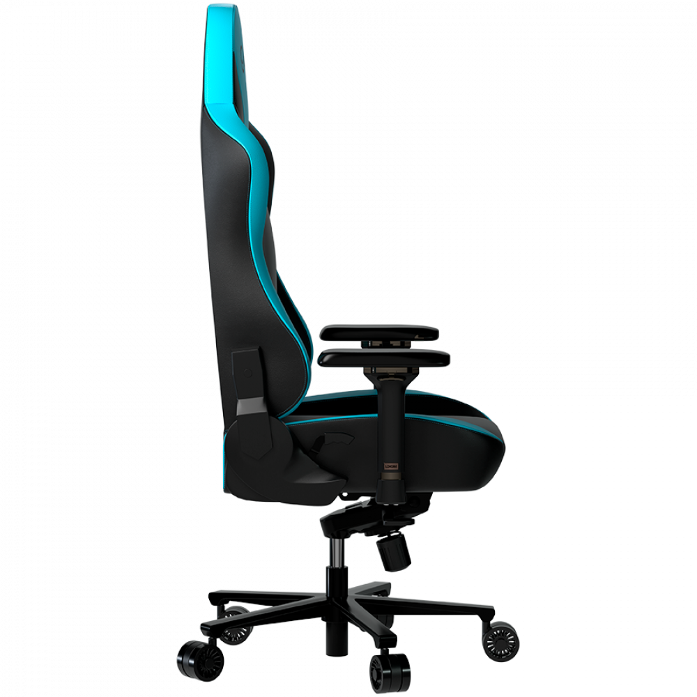 Fotel gamingowy ergonomiczny czarno niebieski Lorgar Base 311