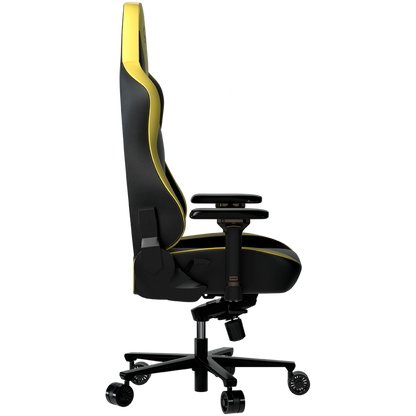 Fotel gamingowy ergonomiczny czarno żółty Lorgar Base 311