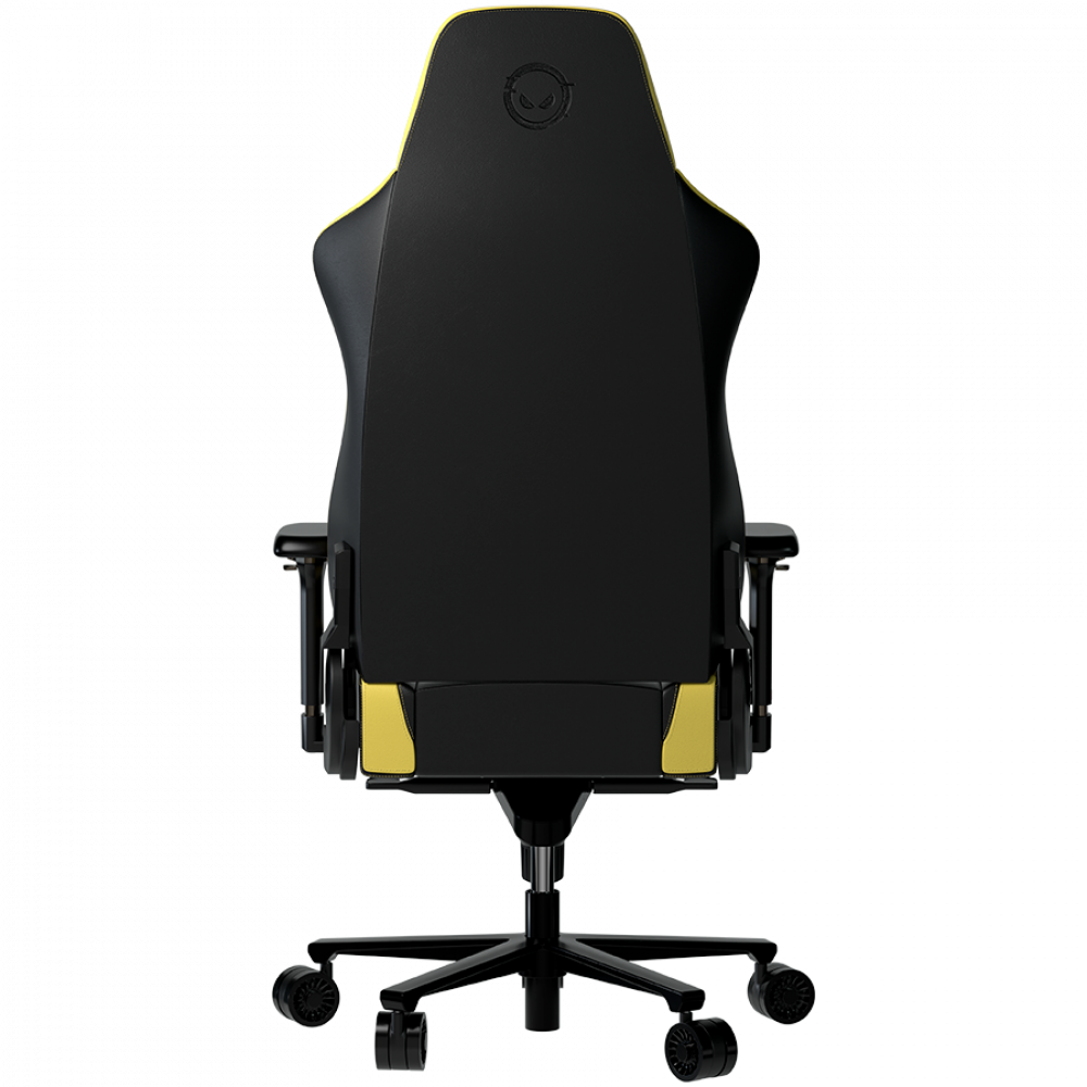 Fotel gamingowy ergonomiczny czarno żółty Lorgar Base 311