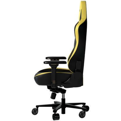 Fotel gamingowy ergonomiczny czarno żółty Lorgar Base 311