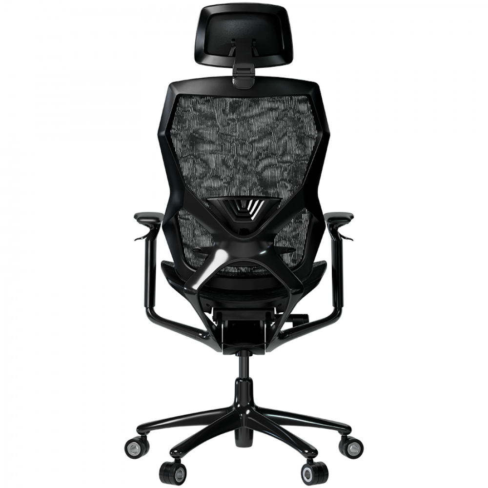 Lorgar 855 Black Ergonomic Gaming Chair with Pillows