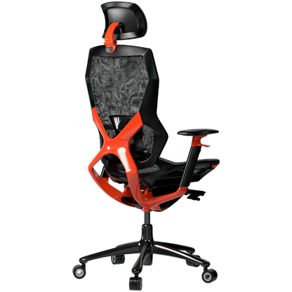 Fotel gamingowy ergonomiczny Grace 855 czarno czerwony Lorgar 855