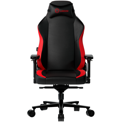 Fotel gamingowy ergonomiczny czarno czerwony Lorgar 533