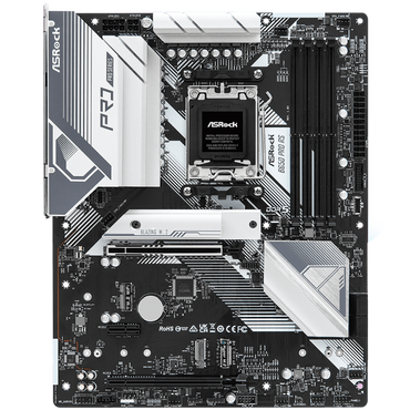 ASROCK B650 PRO RS ATX-Motherboard für AMD Ryzen 7000 DDR5 6200 MHz