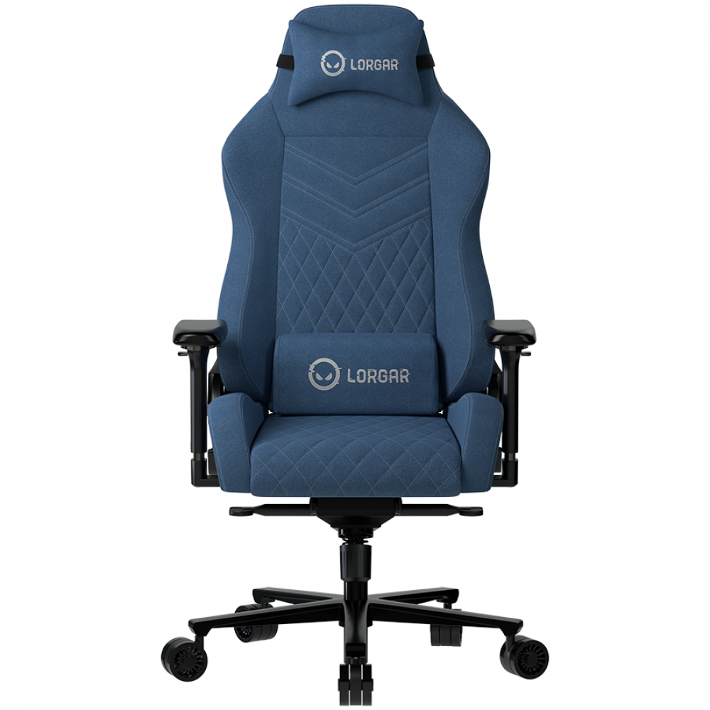 Fotel gamingowy ergonomiczny Ace 422 niebieski dla gracza