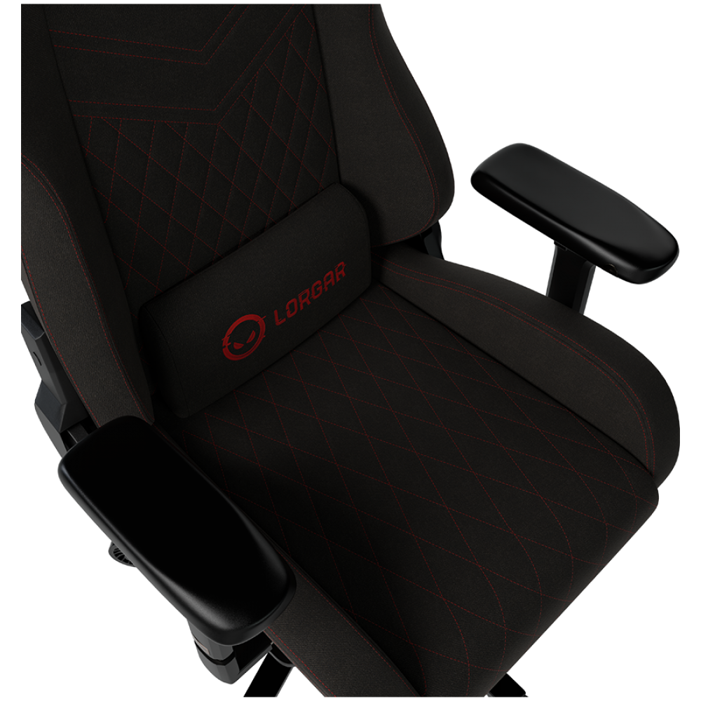 Fotel gamingowy ergonomiczny Lorgar Ace 422 czarno czerwony