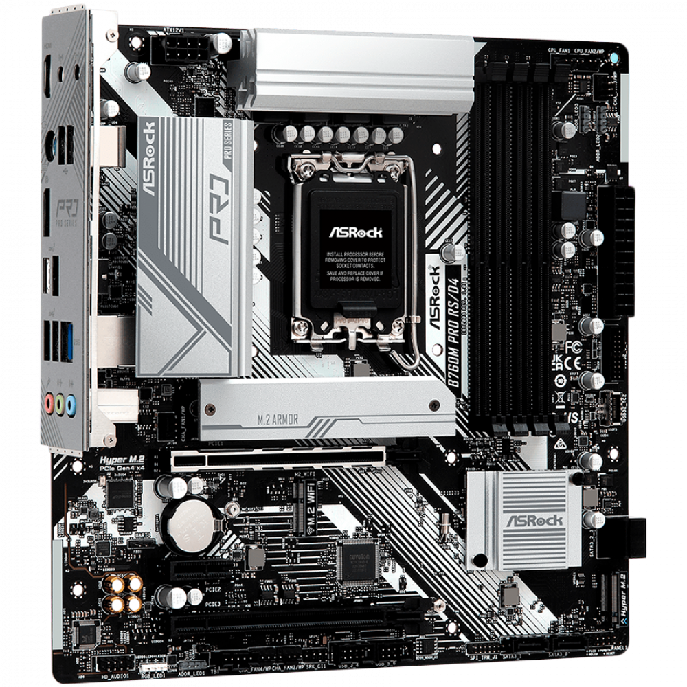 ASROCK B760M Pro RS Micro ATX DDR5 7200 MHz Mainboard