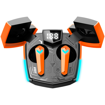 Słuchawki douszne bezprzewodowe Bluetooth Canyon GTWS-2 pomarańczowe