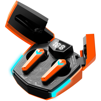 Słuchawki douszne bezprzewodowe Bluetooth Canyon GTWS-2 pomarańczowe