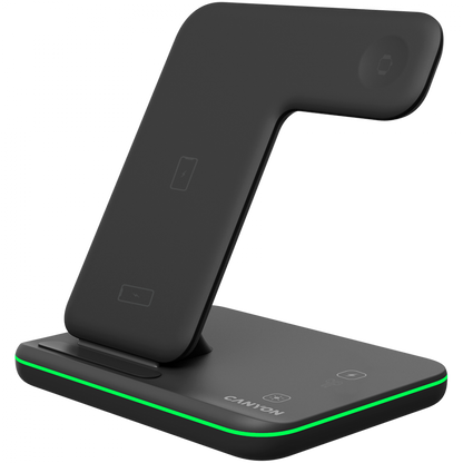 Wireless Charger 15W 3-in-1 Canyon WS-303 Black