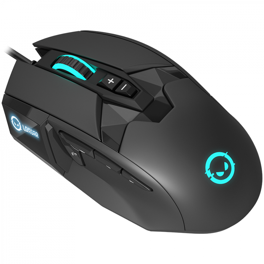 USB LED RGB Gaming Mouse Lorgar Stricter 579 black