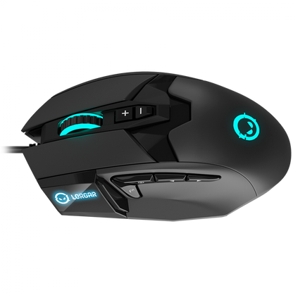 USB LED RGB Gaming Mouse Lorgar Stricter 579 black