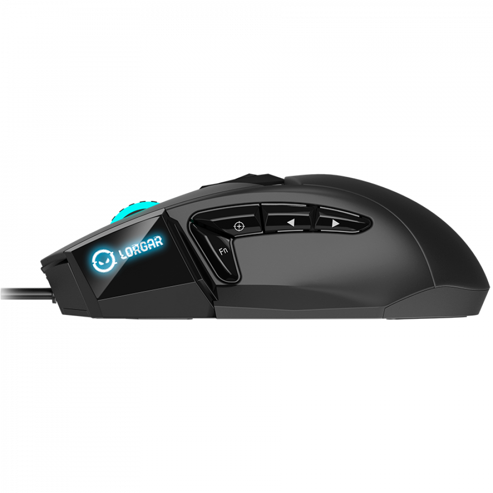 USB LED RGB Gaming Mouse Lorgar Stricter 579 black