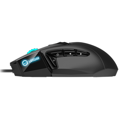 USB LED RGB Gaming Mouse Lorgar Stricter 579 black