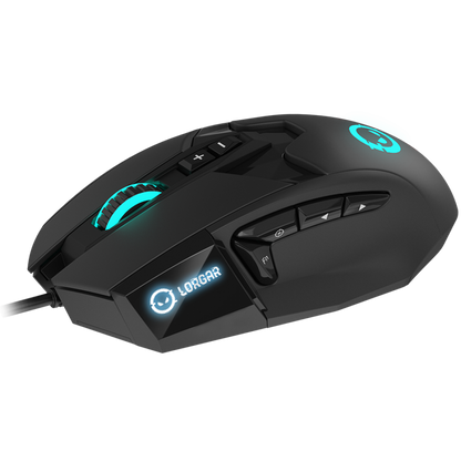USB LED RGB Gaming Mouse Lorgar Stricter 579 black