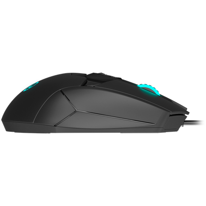 USB LED RGB Gaming Mouse Lorgar Stricter 579 black