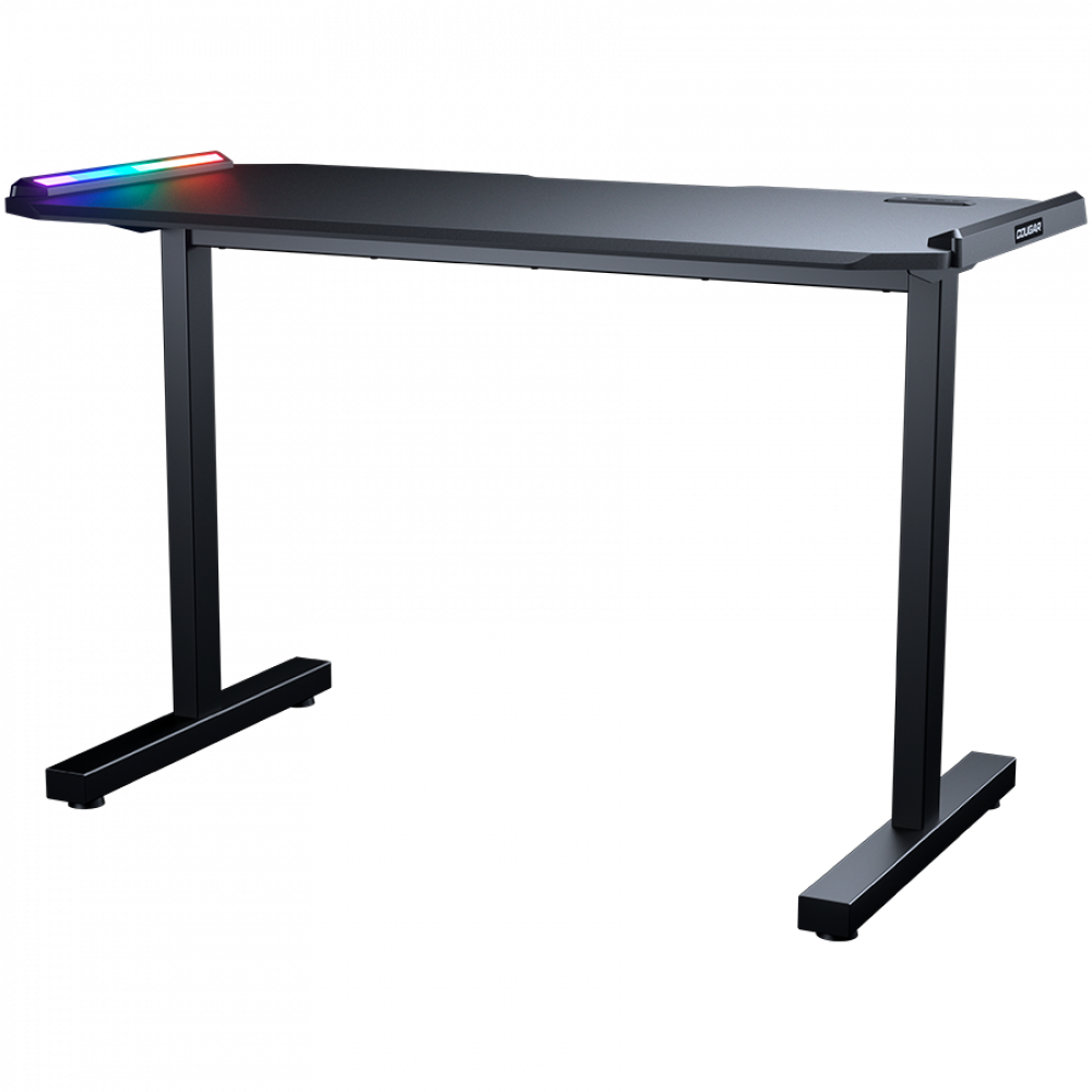 Biurko gamingowe COUGAR Demius120 z diodami LED czarne