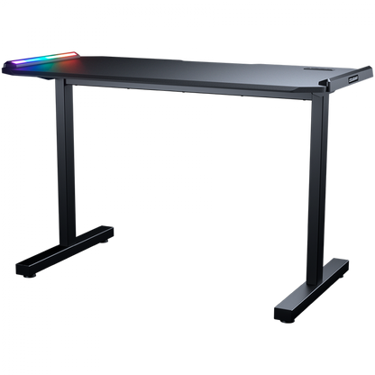 Biurko gamingowe COUGAR Demius120 z diodami LED czarne