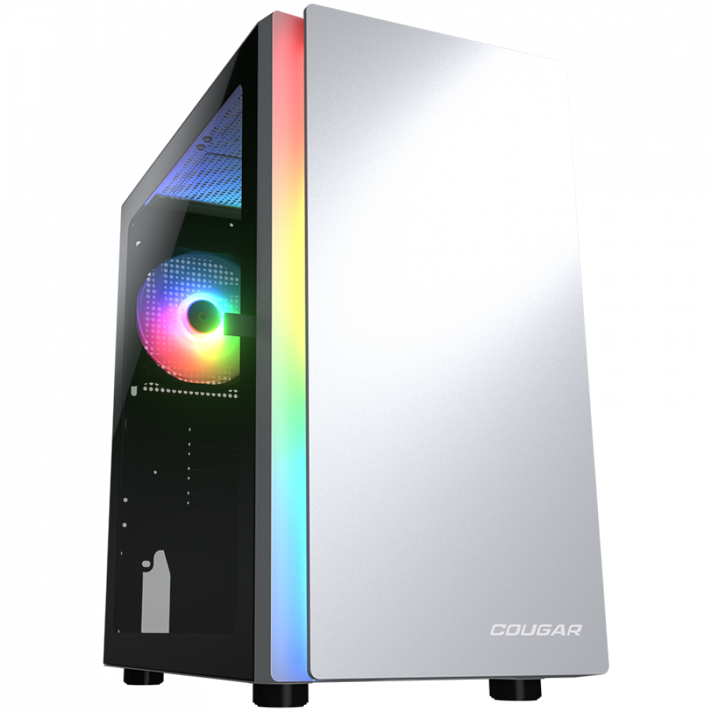 COUGAR Purity RGB Mini-Tower PC-Gehäuse weiß