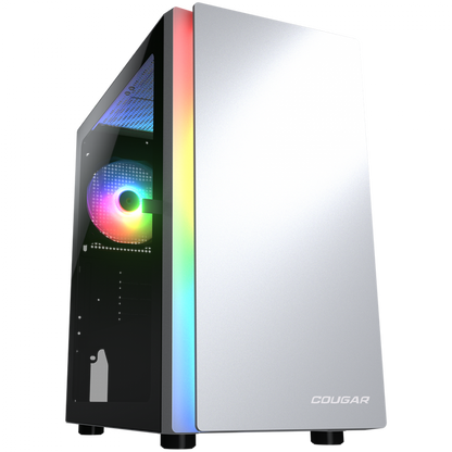 COUGAR Purity RGB Mini-Tower PC-Gehäuse weiß