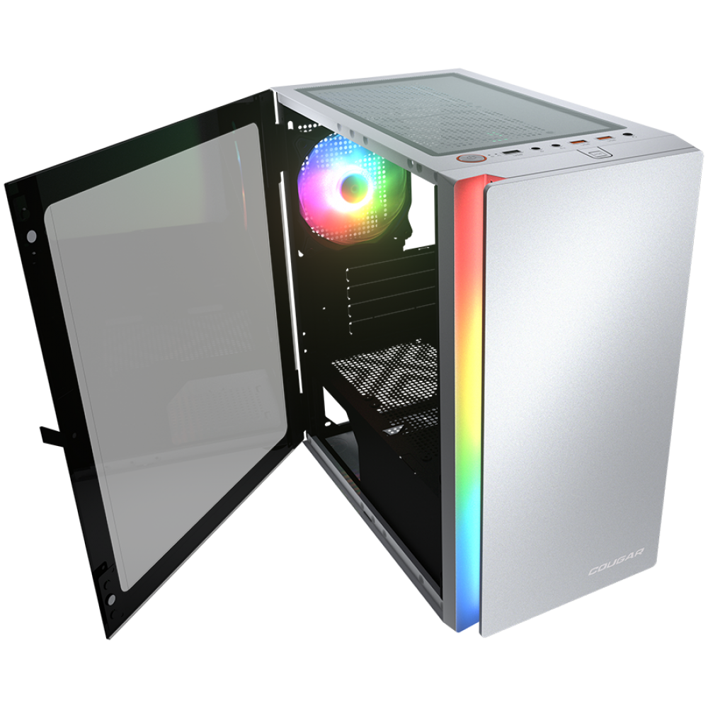 COUGAR Purity RGB Mini-Tower PC-Gehäuse weiß