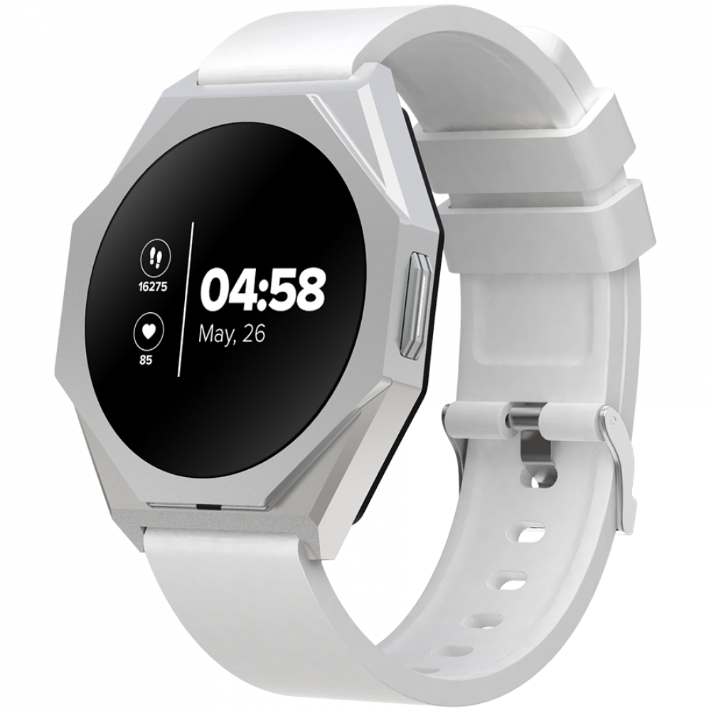 Smartwatch Canyon SW-86, silber, mit Sportfunktionen