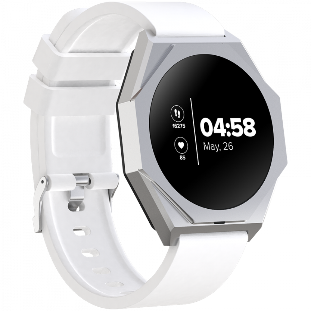 Smartwatch Canyon SW-86, silber, mit Sportfunktionen