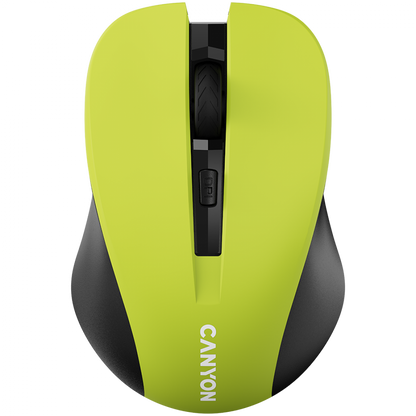 Kabellose, ergonomische Maus Canyon MW-1 gelb