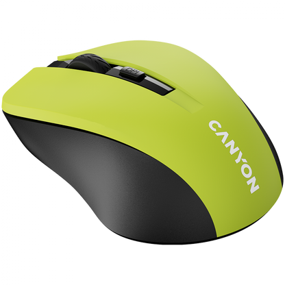 Kabellose, ergonomische Maus Canyon MW-1 gelb