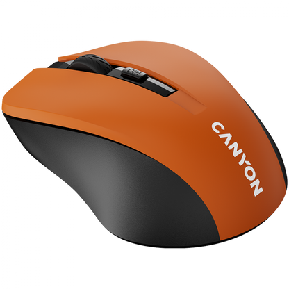 Kabellose ergonomische Maus Canyon MW-1, orange