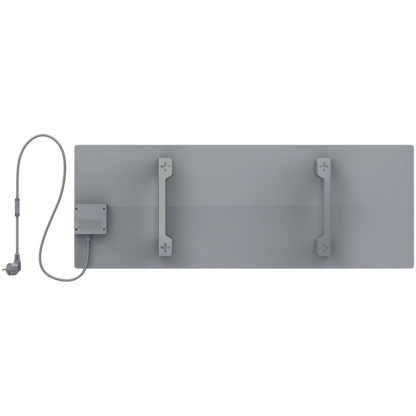 Elektrische Slim-Glasheizung 1 cm Infrarot 700W Aeno Smart Grau
