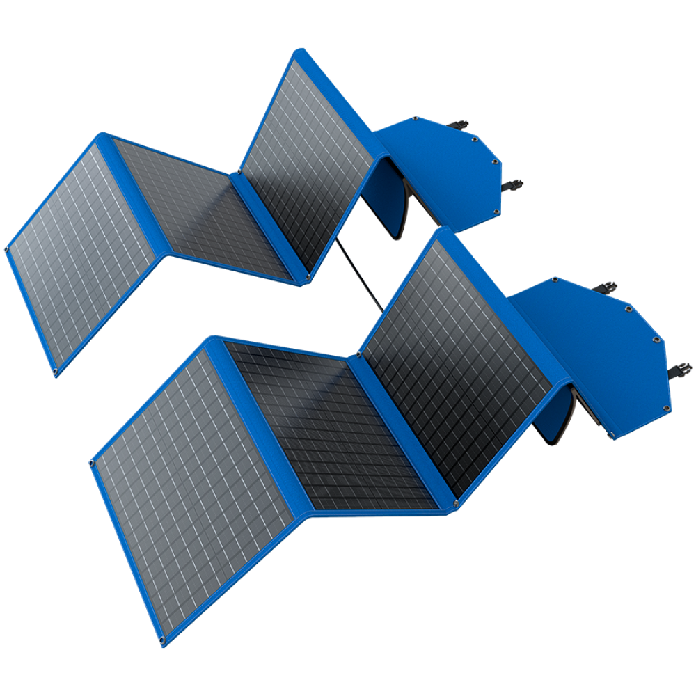 Faltbare Solarpanels 200W tragbar Canyon SP 200 blau