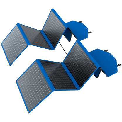 Faltbare Solarpanels 200W tragbar Canyon SP 200 blau