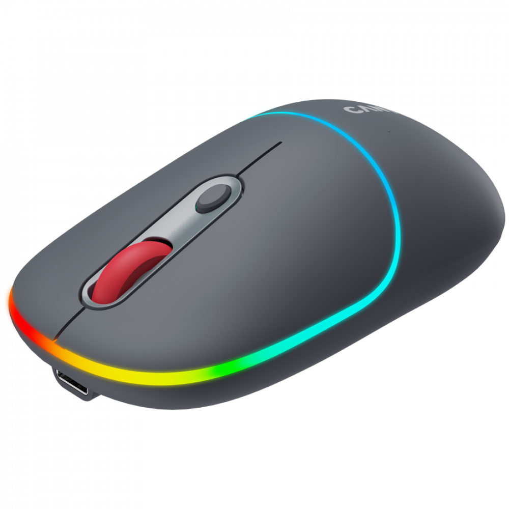 Mysz bezprzewodowa 2w1 RGB Canyon MW 22 szara