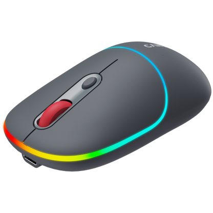 Mysz bezprzewodowa 2w1 RGB Canyon MW 22 szara
