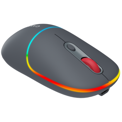 Mysz bezprzewodowa 2w1 RGB Canyon MW 22 szara