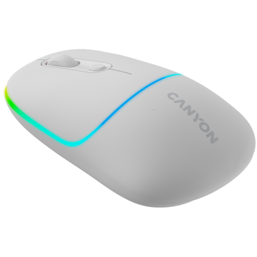 Canyon MW-22 RGB 2-in-1 Wireless Mouse, White