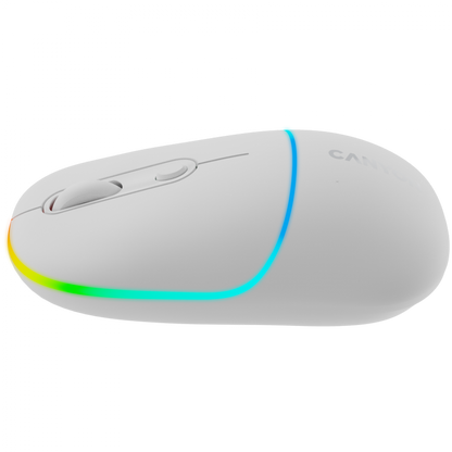 Canyon MW-22 RGB 2-in-1 Wireless Mouse, White