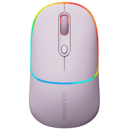 Canyon MW-22 Pink 2-in-1 RGB Wireless Mouse