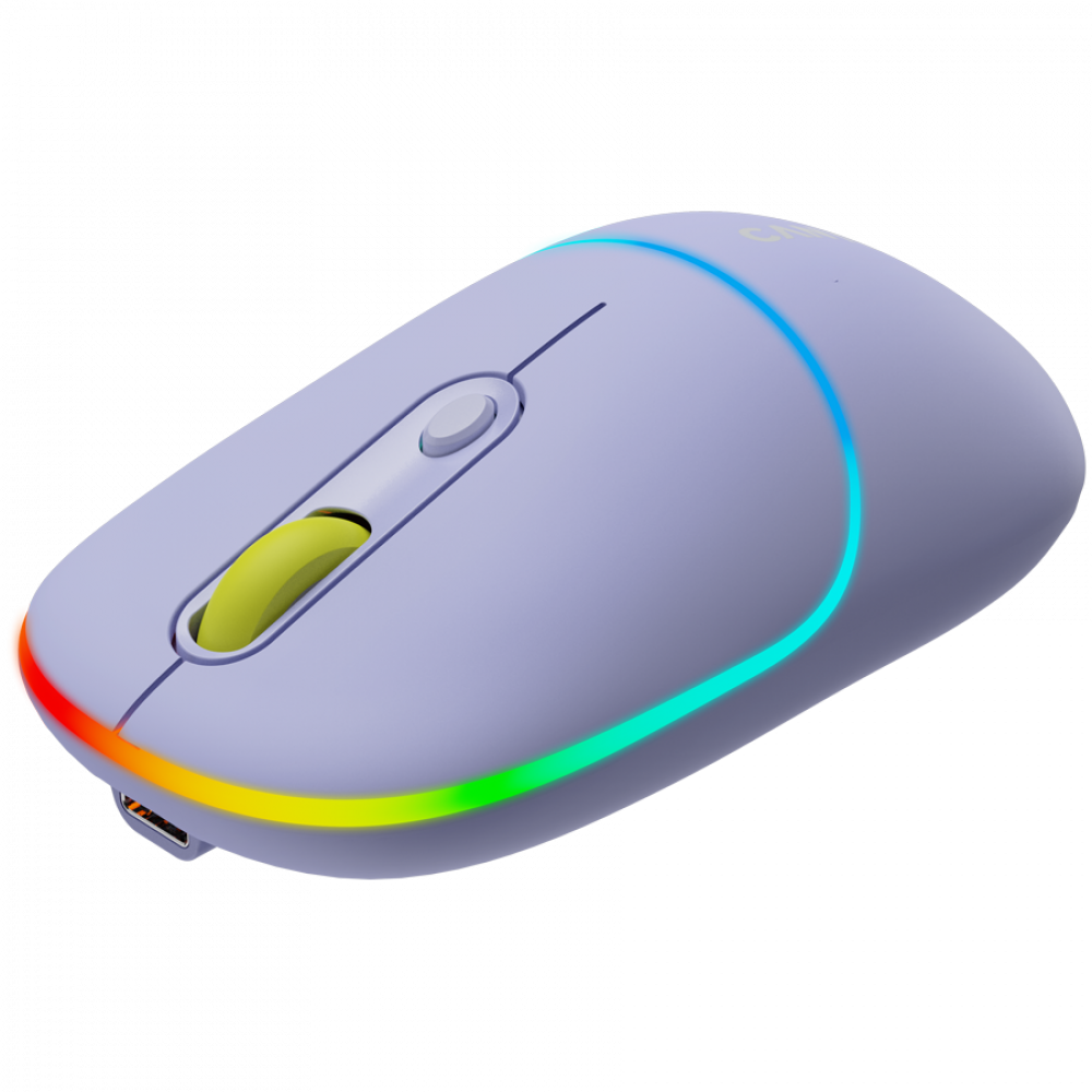 Drahtlose 2-in-1-RGB-Maus Canyon MW 22 lila