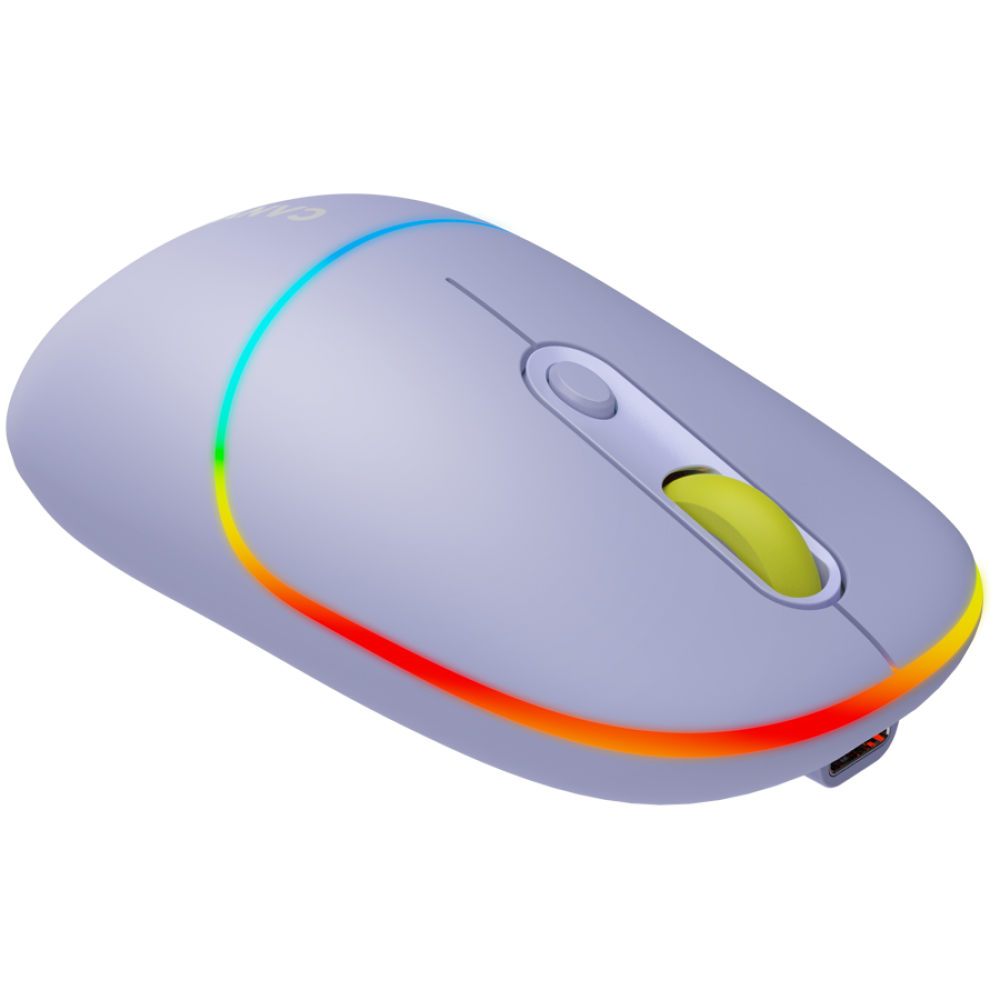 Drahtlose 2-in-1-RGB-Maus Canyon MW 22 lila