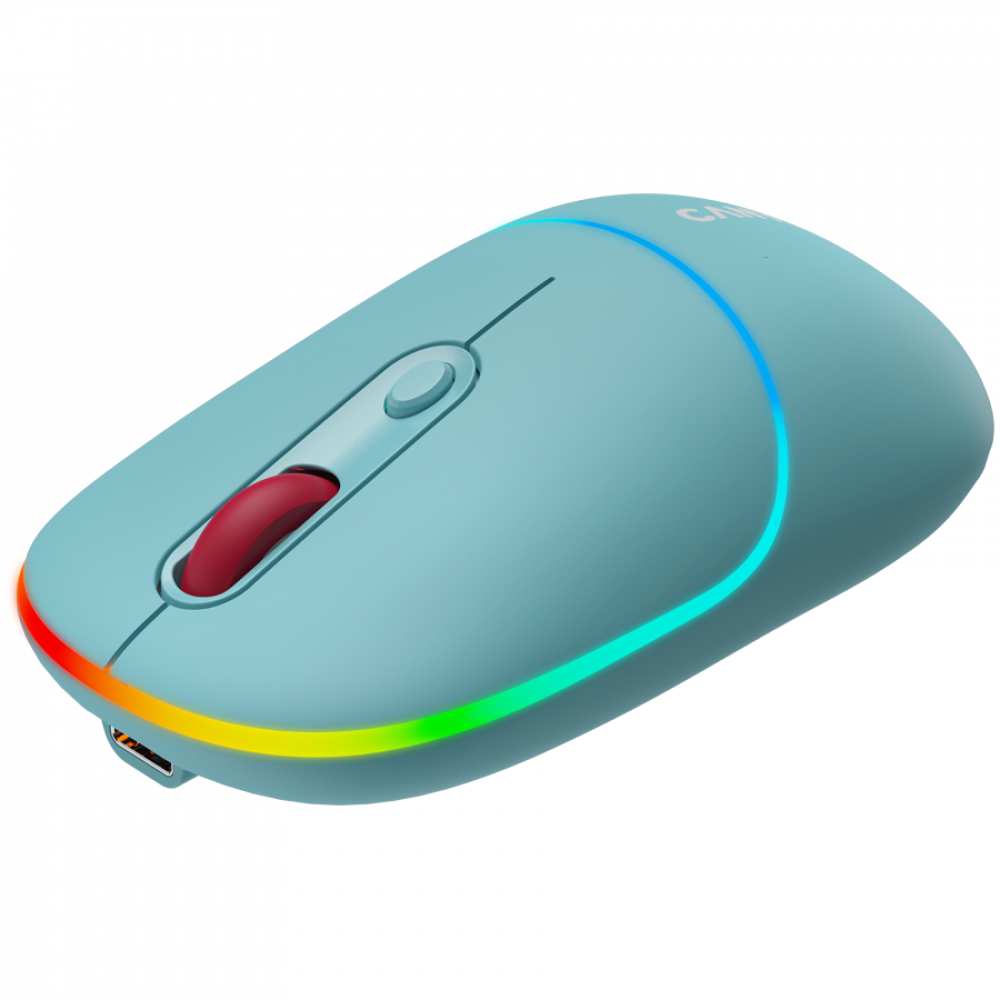 Mysz bezprzewodowa 2w1 RGB Canyon MW 22 niebieska